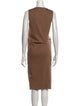Max Mara Virgin Wool Midi Length Dress