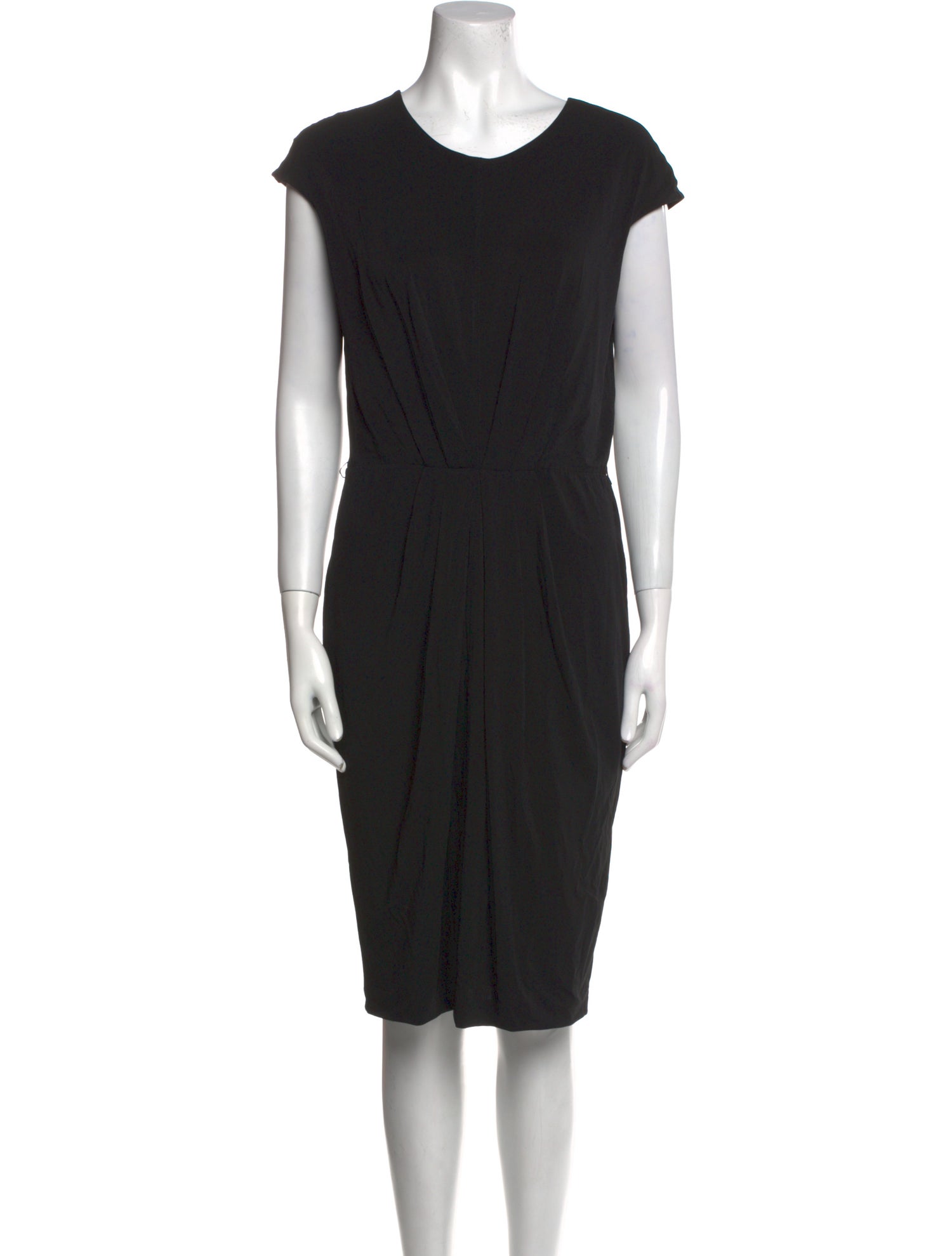 Max Mara Scoop Neck Knee-Length Dress