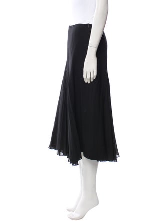 Max Mara Virgin Wool Midi Length Skirt