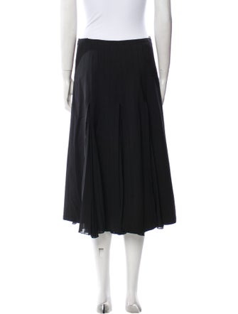 Max Mara Virgin Wool Midi Length Skirt