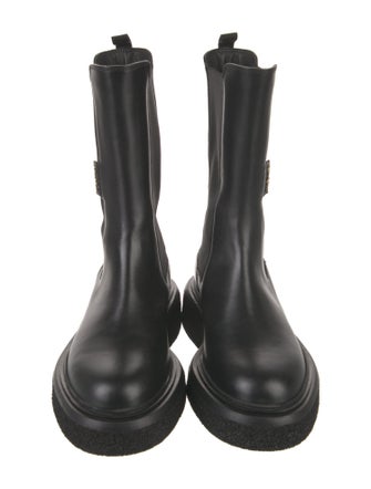 Max Mara Leather Chelsea Boots