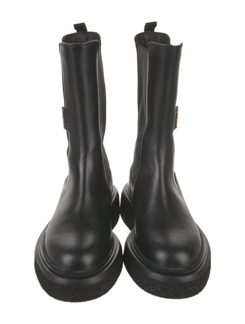 Max Mara Leather Chelsea Boots