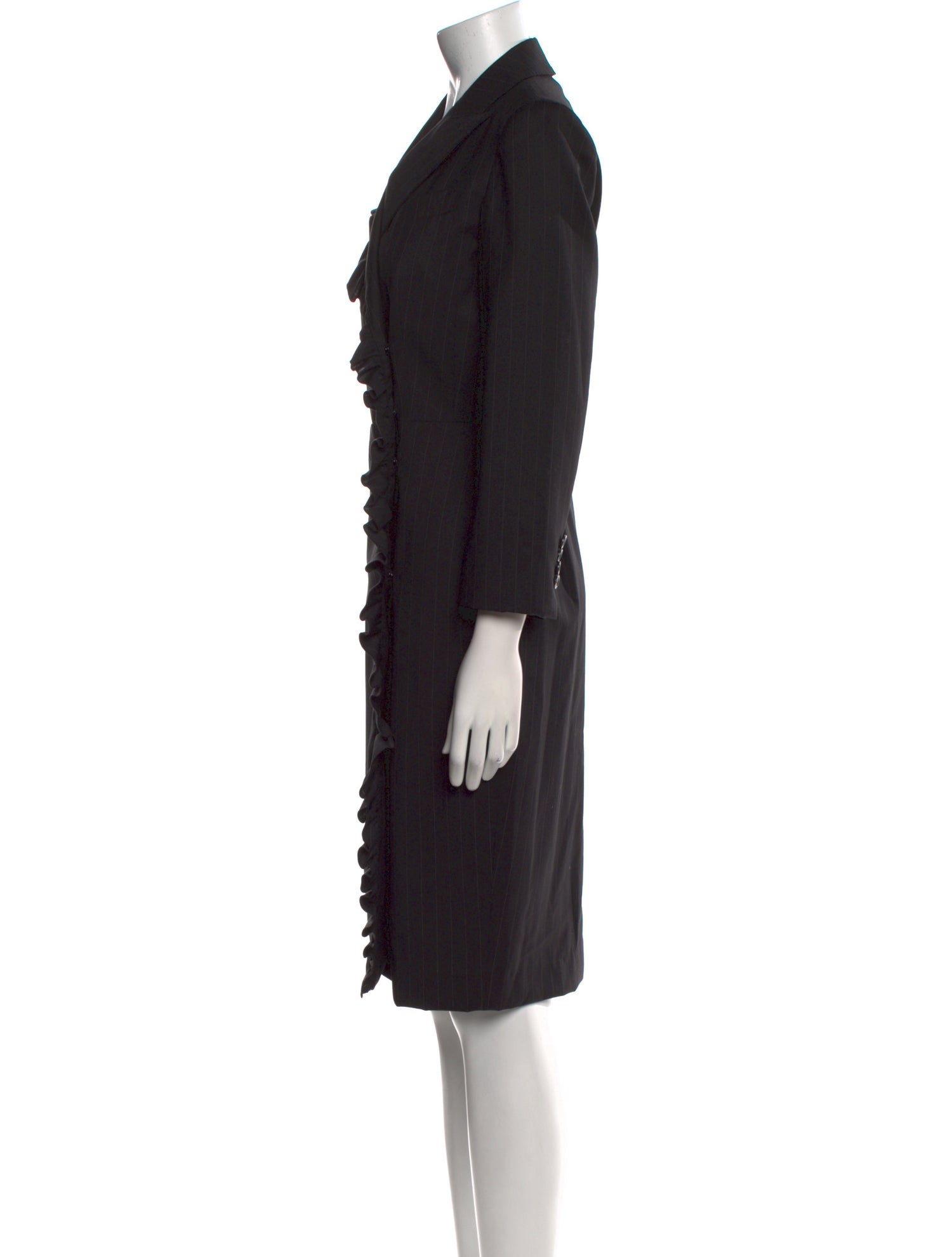 Max Mara Virgin Wool Knee-Length Dress