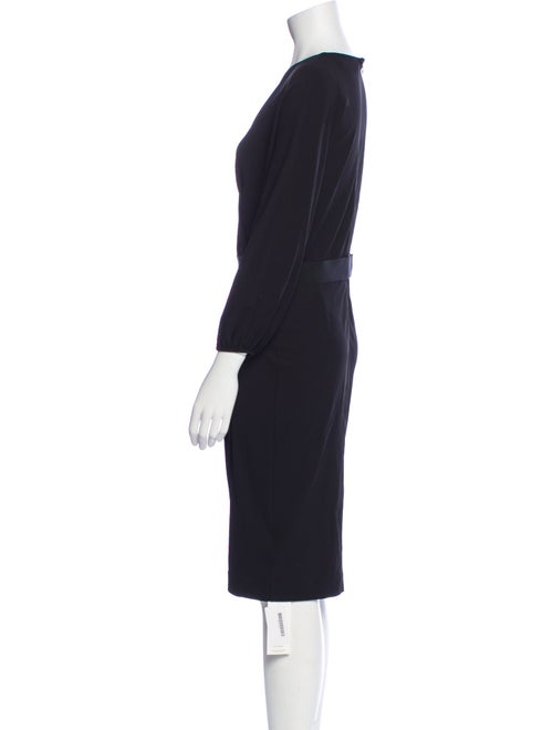 Max Mara V-Neck Knee-Length Dress