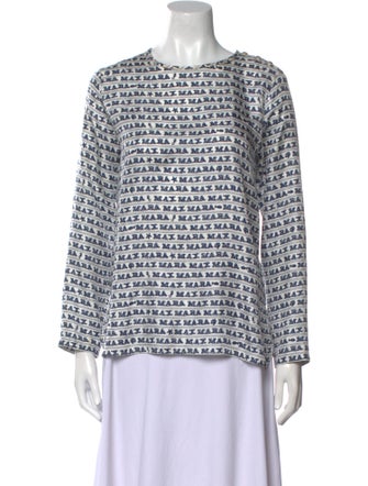 Max Mara Silk Printed Blouse