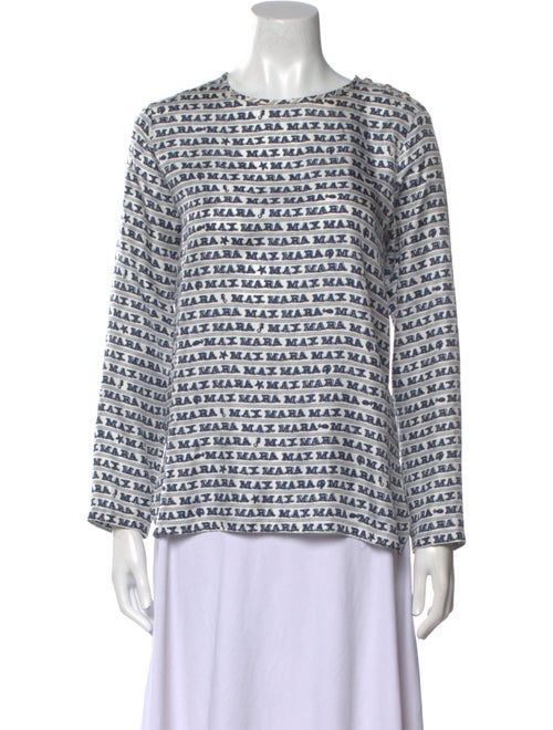 Max Mara Silk Printed Blouse