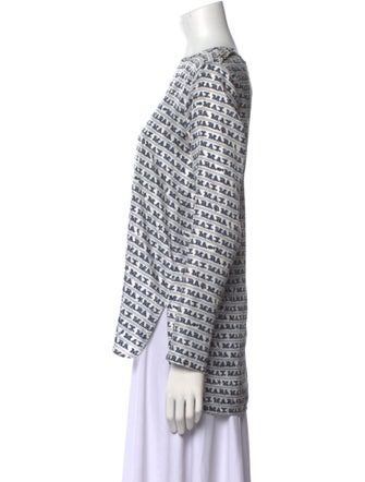Max Mara Silk Printed Blouse