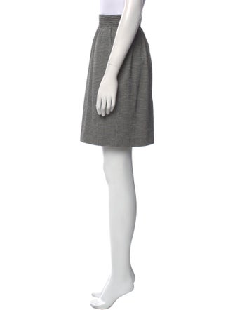 Max Mara Virgin Wool Knee-Length Skirt