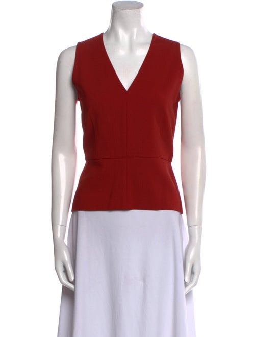 Max Mara V-Neck Sleeveless Top