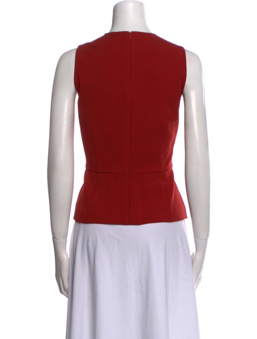 Max Mara V-Neck Sleeveless Top