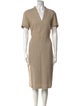 Max Mara Linen Midi Length Dress