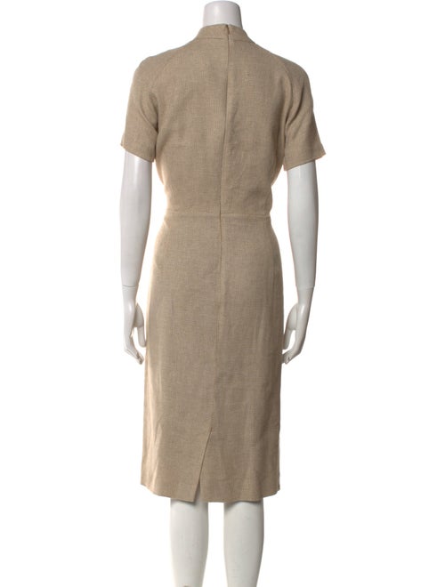Max Mara Linen Midi Length Dress