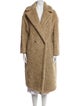 Max Mara Camel Hair Faux Fur Coat