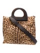 Max Mara Calf Hair Top Handle Bag