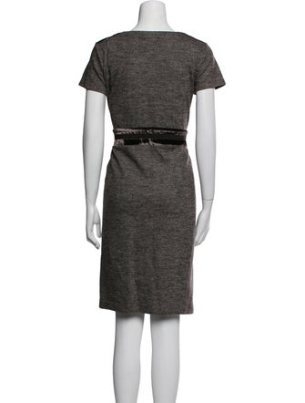 Max Mara Virgin Wool Knee-Length Dress
