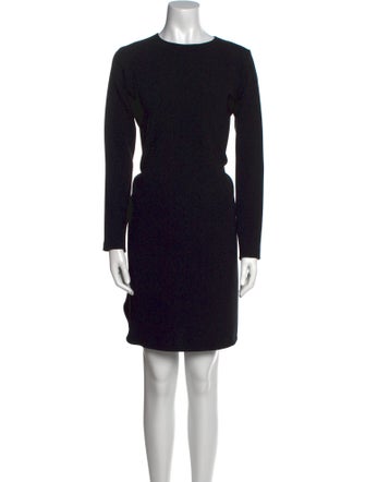 Max Mara Crew Neck Mini Dress