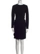 Max Mara Crew Neck Mini Dress