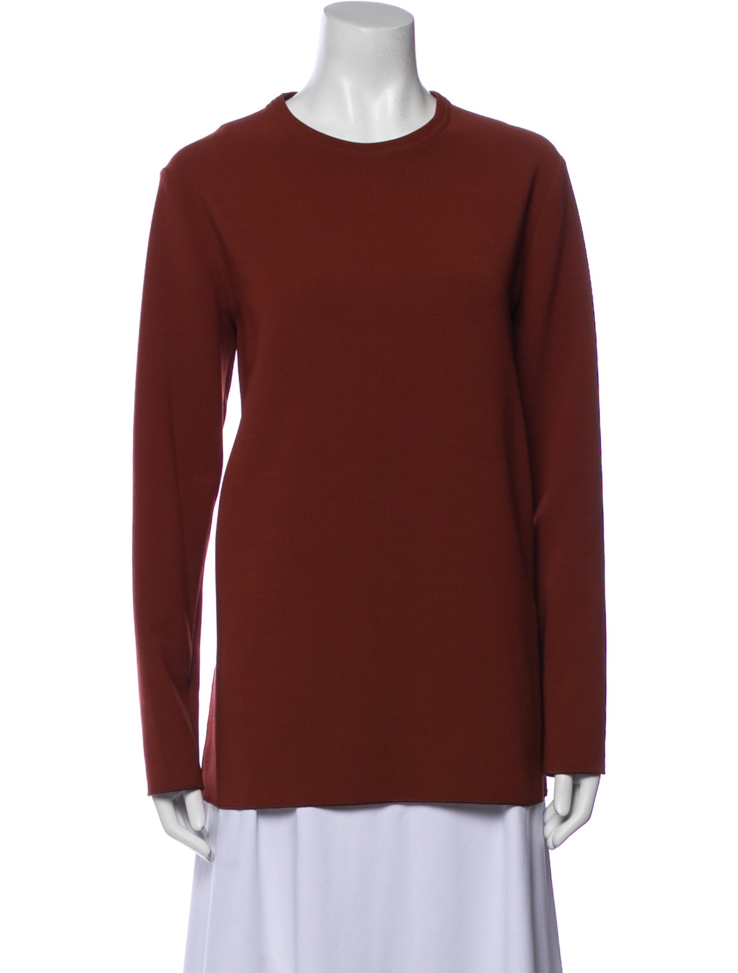 Max Mara Virgin Wool Crew Neck Sweatshirt