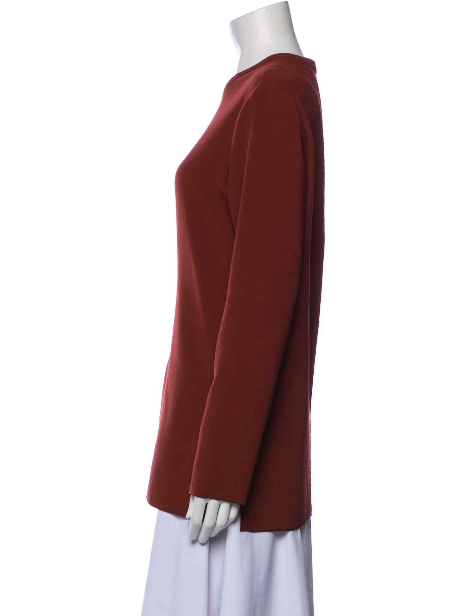 Max Mara Virgin Wool Crew Neck Sweatshirt