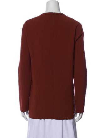 Max Mara Virgin Wool Crew Neck Sweatshirt