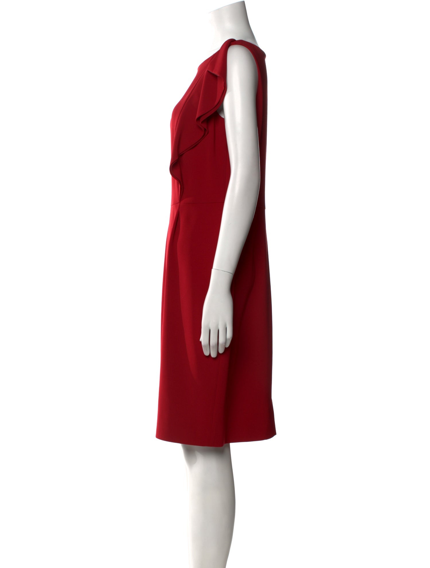 Max Mara Bateau Neckline Knee-Length Dress