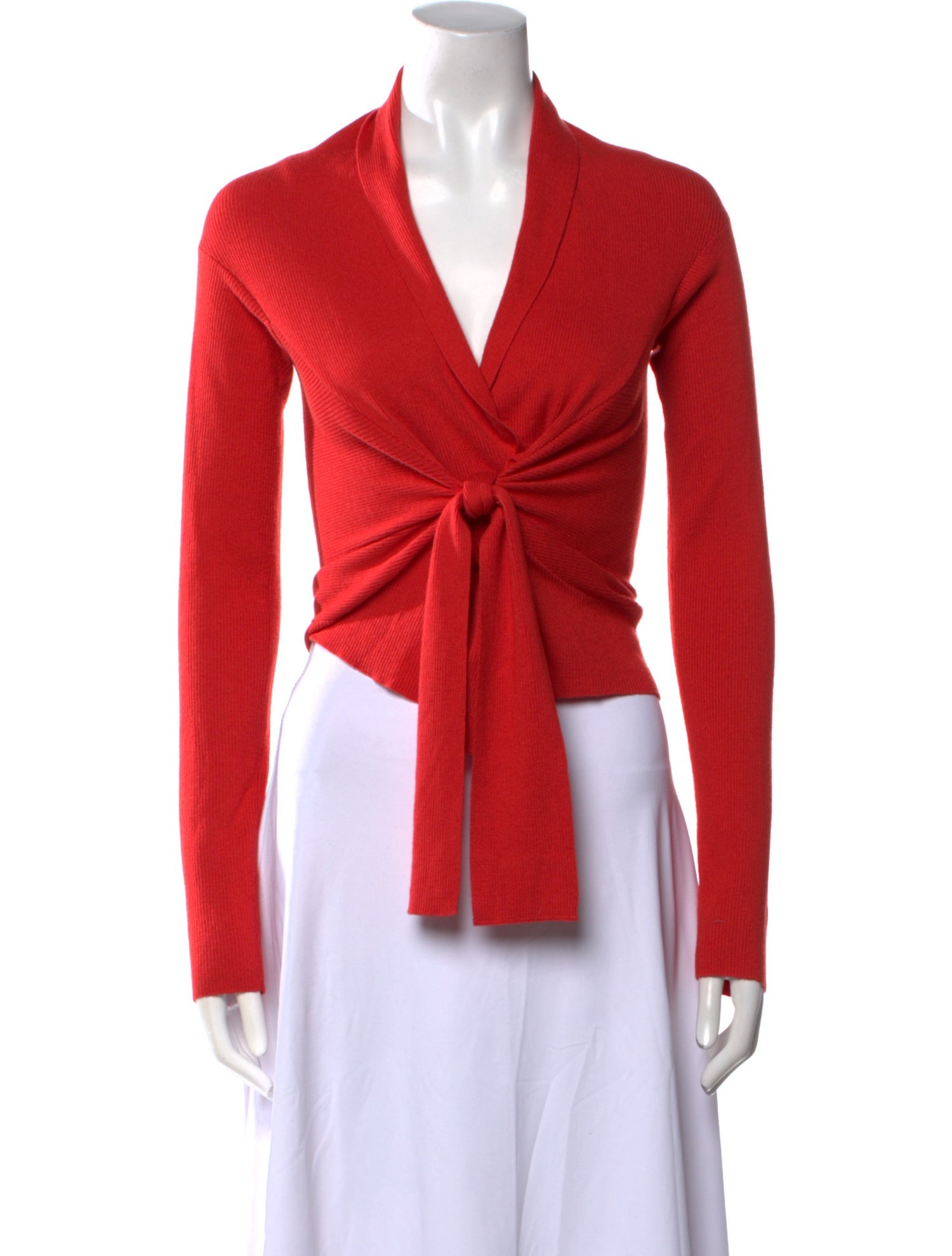 Max Mara Silk V-Neck Sweater