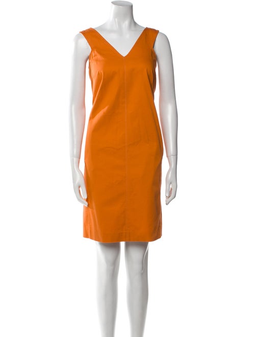 Max Mara V-Neck Mini Dress