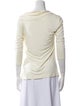Max Mara V-Neck Three-Quarter Sleeve Blouse