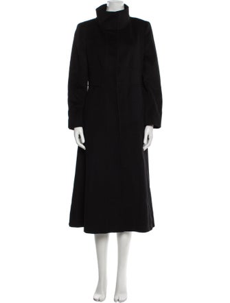 Max Mara Virgin Wool Faux Fur Coat
