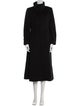 Max Mara Virgin Wool Faux Fur Coat
