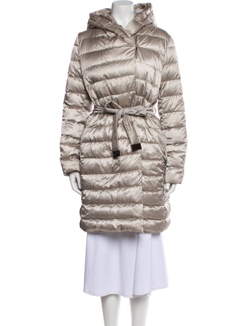 Max Mara Nylon Faux Fur Coat