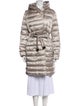 Max Mara Nylon Faux Fur Coat