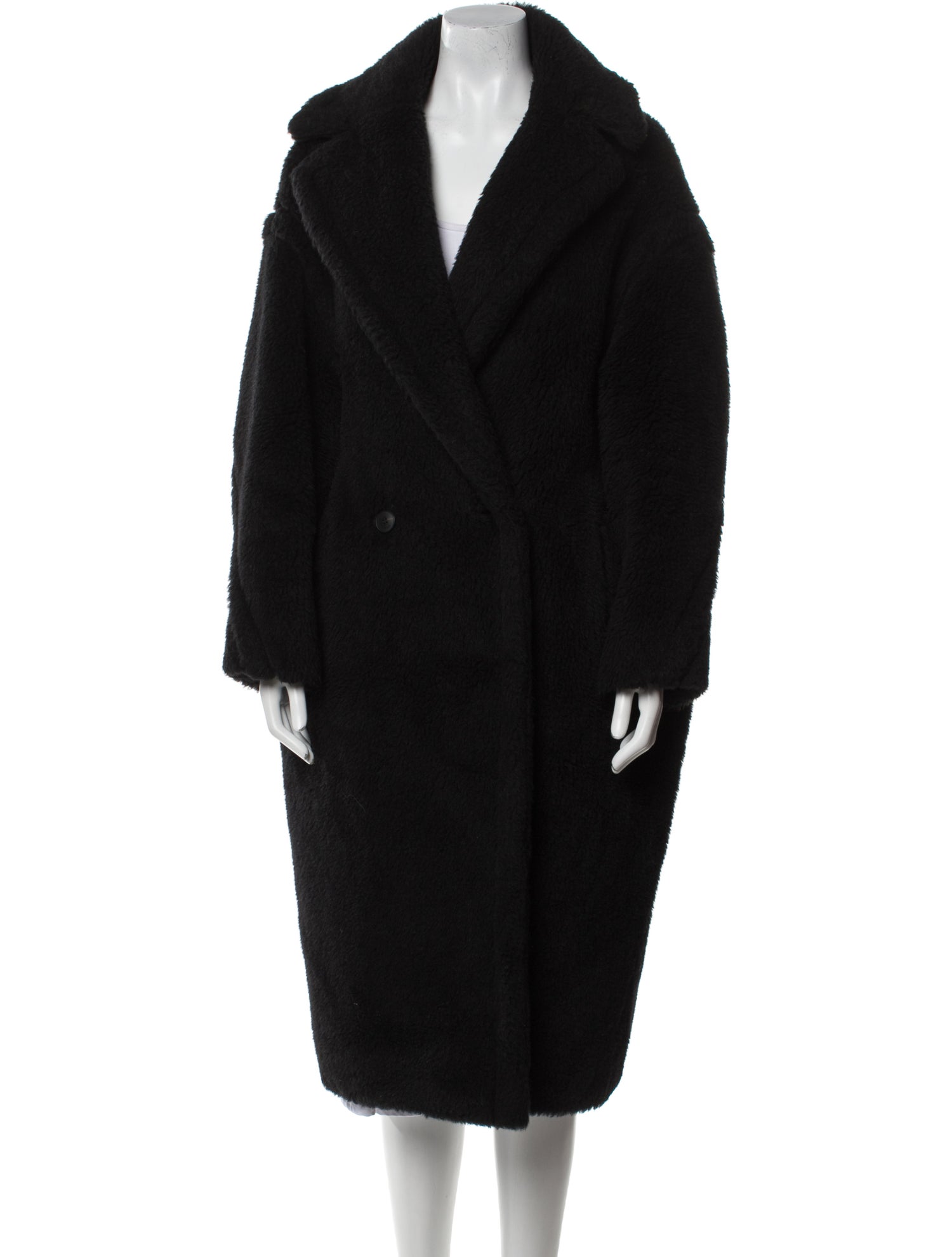 Max Mara Alpaca Faux Fur Coat