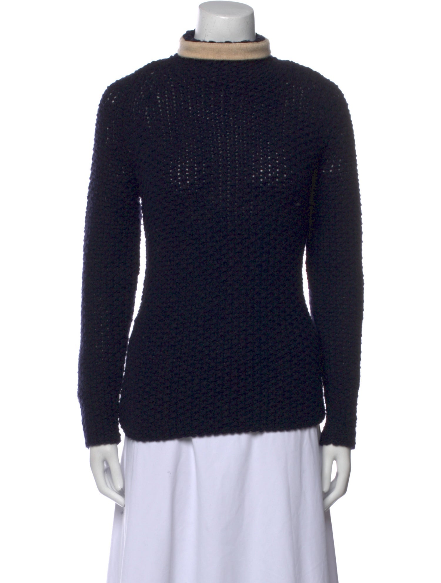 Max Mara Virgin Wool Turtleneck Sweater
