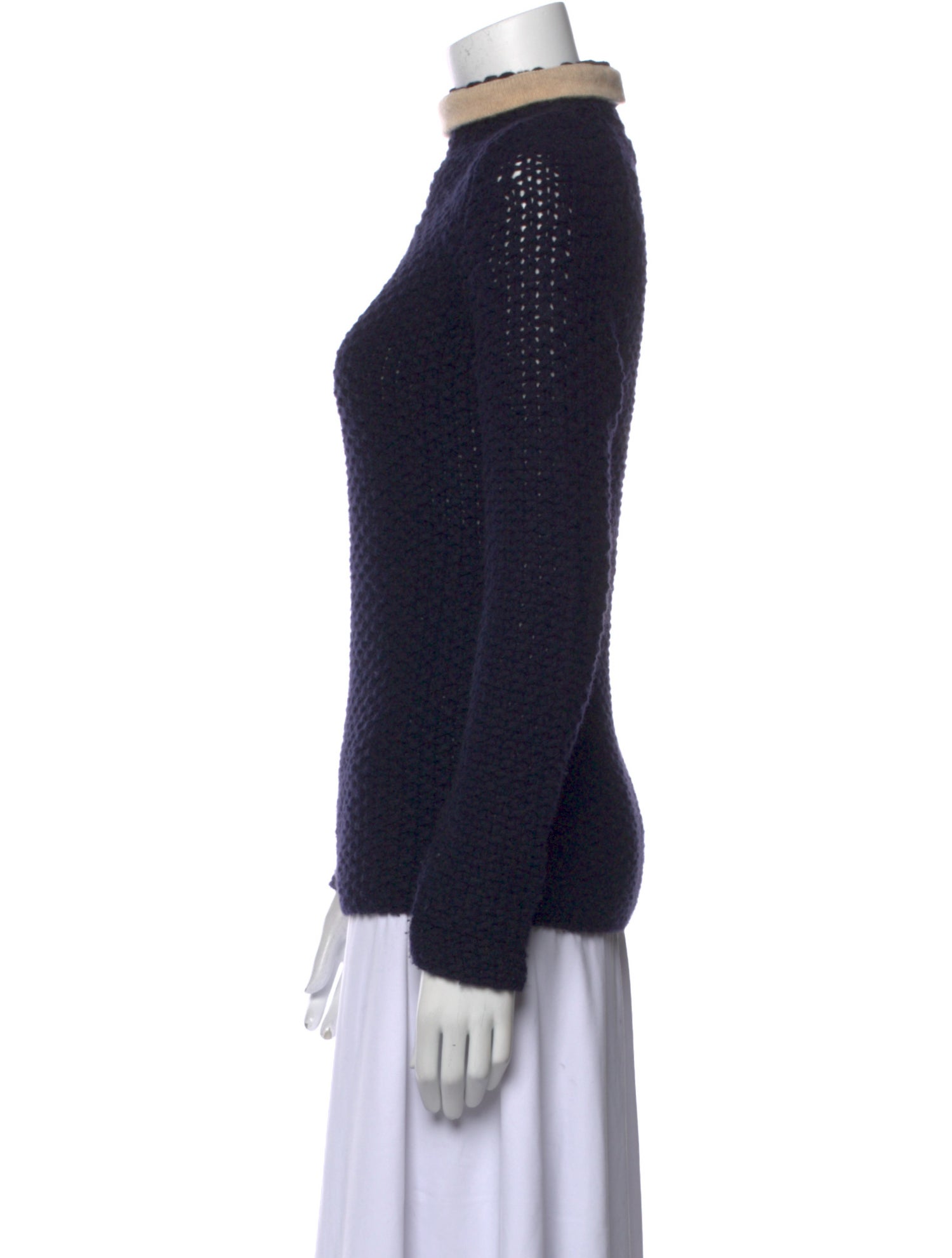 Max Mara Virgin Wool Turtleneck Sweater