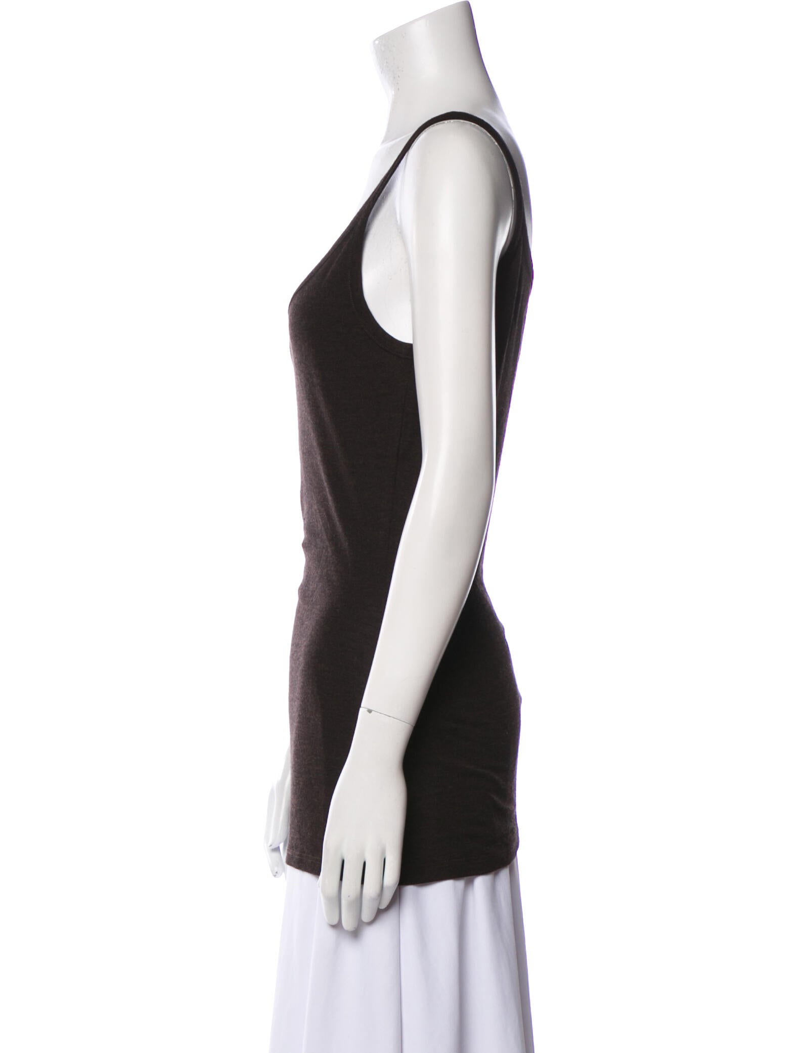 Max Mara Wool Scoop Neck Top