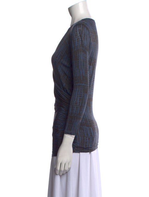 Max Mara Printed V-Neck Tunic