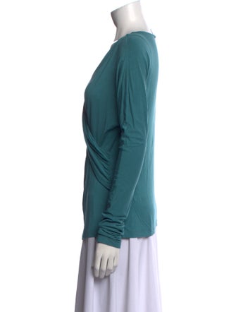 Max Mara V-Neck Long Sleeve Blouse
