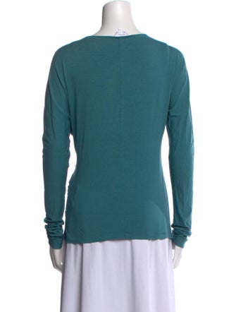 Max Mara V-Neck Long Sleeve Blouse