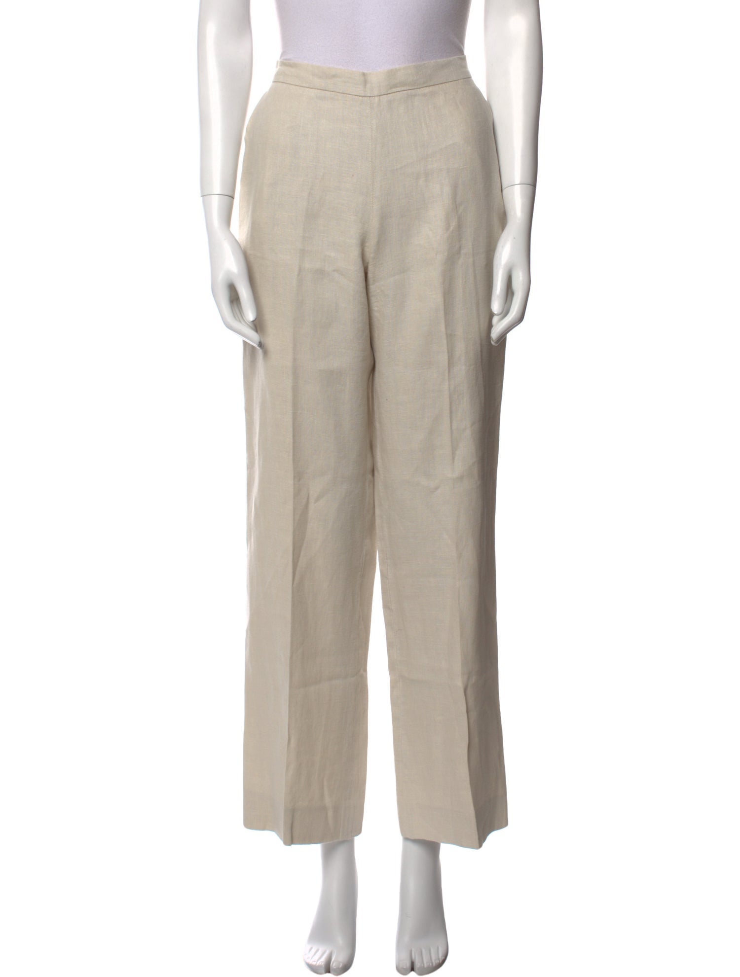 Max Mara Linen Wide Leg Pants