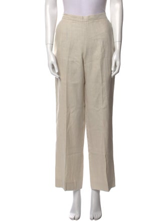 Max Mara Linen Wide Leg Pants
