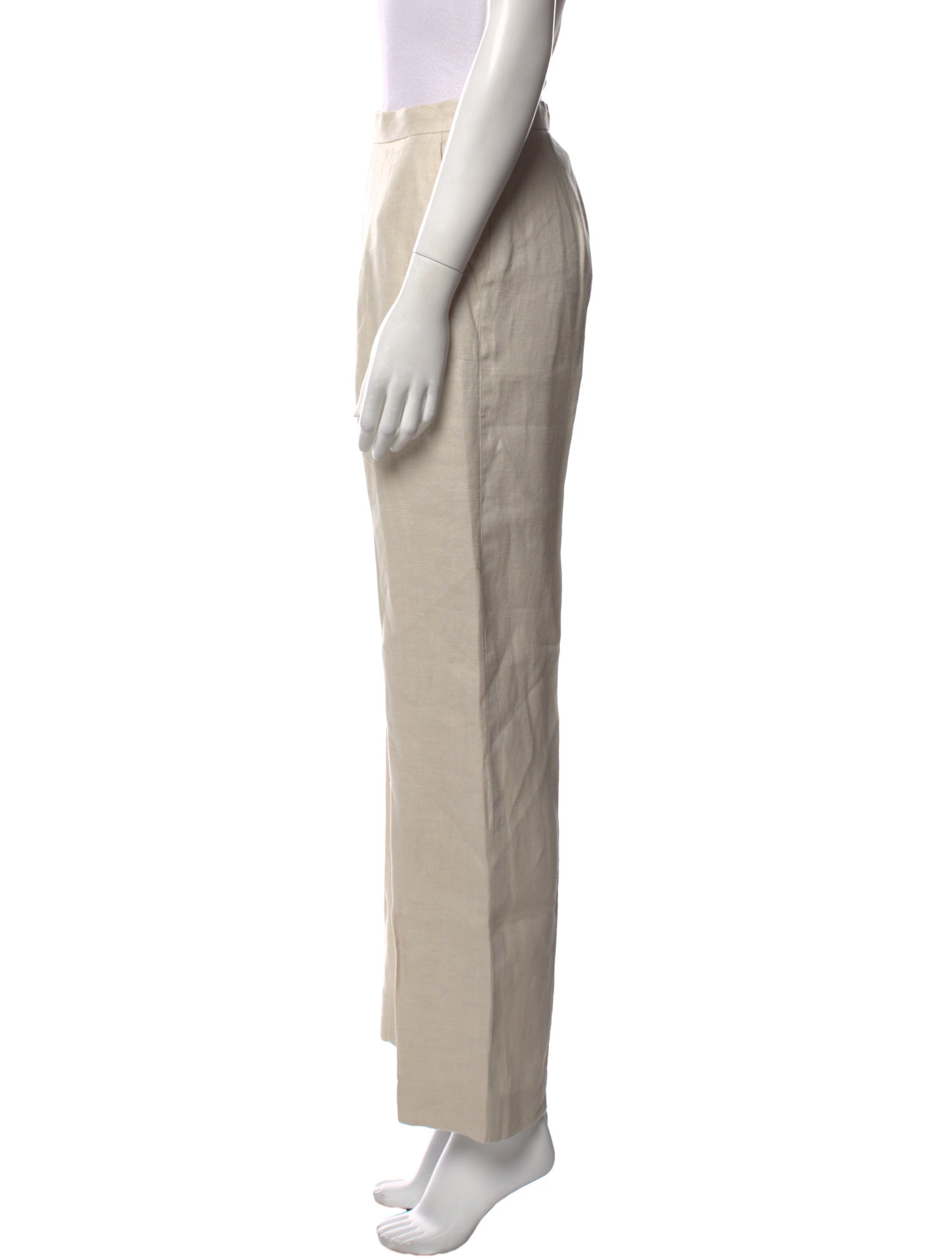 Max Mara Linen Wide Leg Pants
