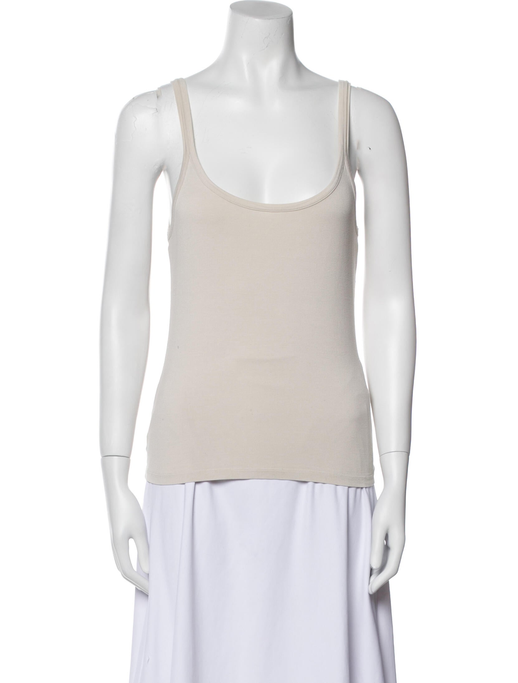 Max Mara Scoop Neck Sleeveless Top