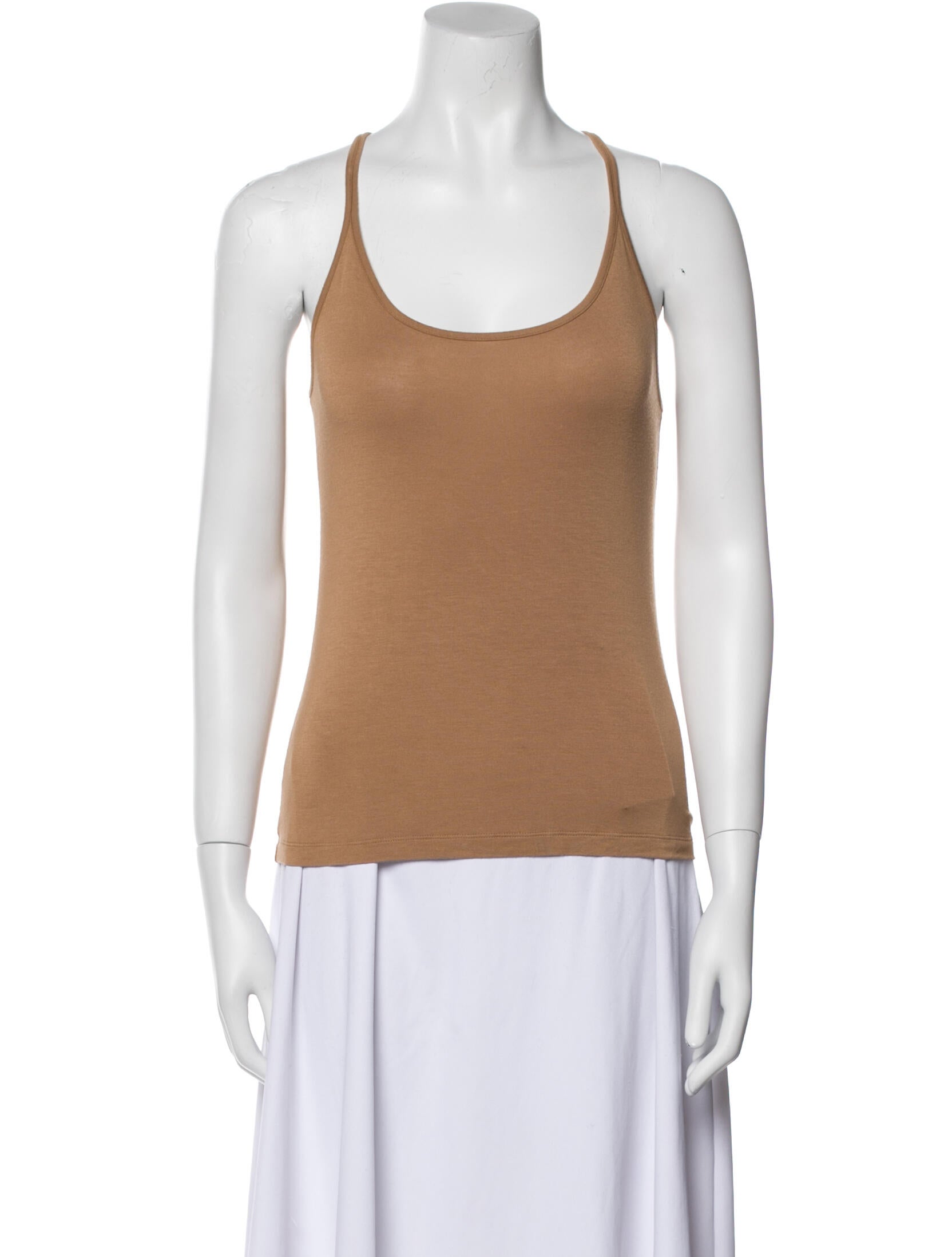 Max Mara Scoop Neck Sleeveless Top