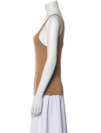 Max Mara Scoop Neck Sleeveless Top