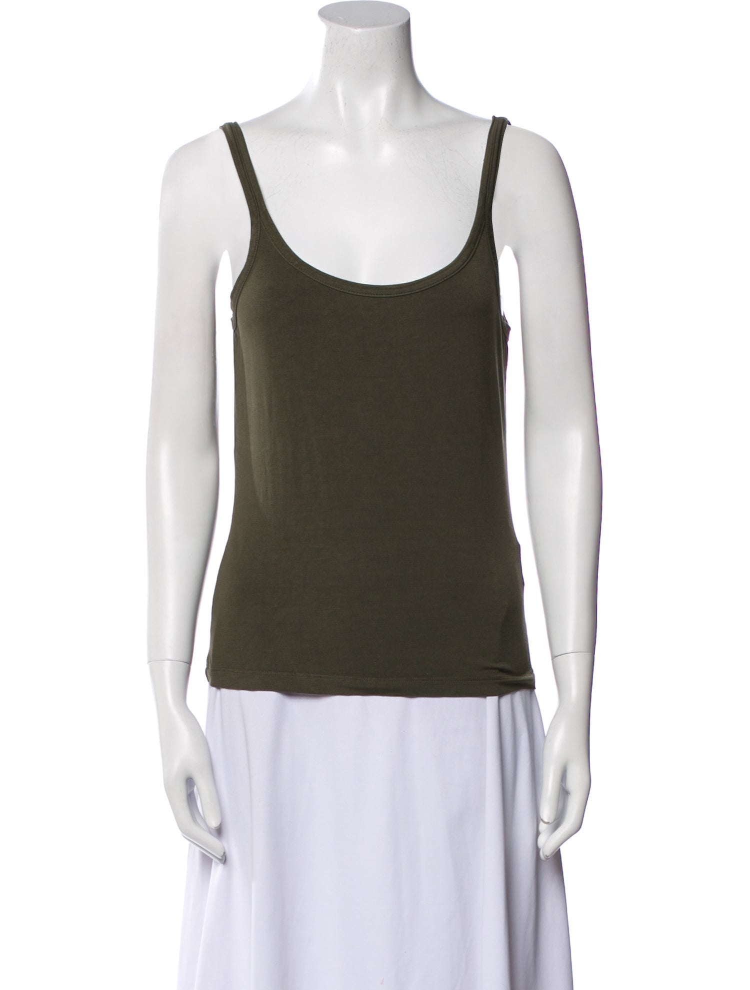 Max Mara Scoop Neck Sleeveless Top