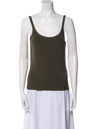 Max Mara Scoop Neck Sleeveless Top