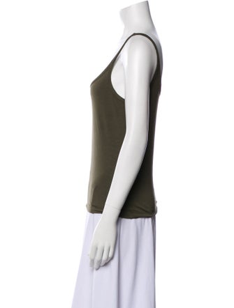 Max Mara Scoop Neck Sleeveless Top