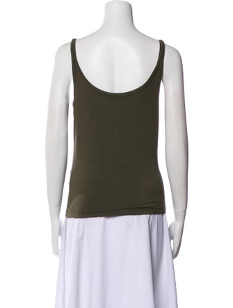 Max Mara Scoop Neck Sleeveless Top