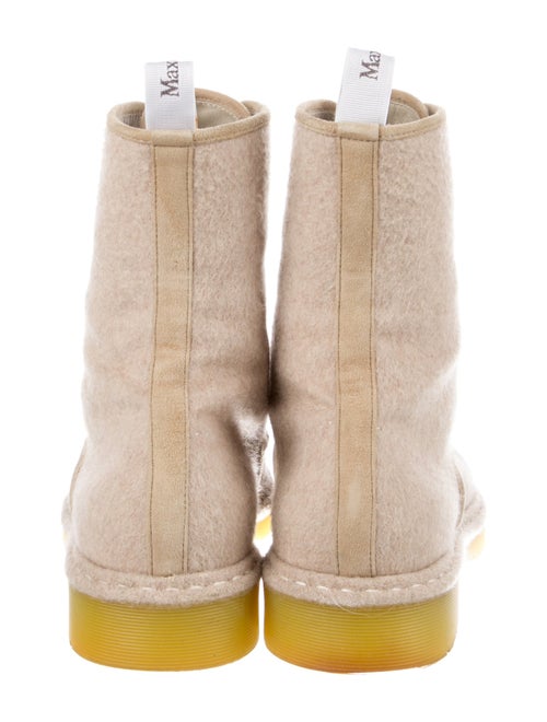 Max Mara Felt Combat Boots